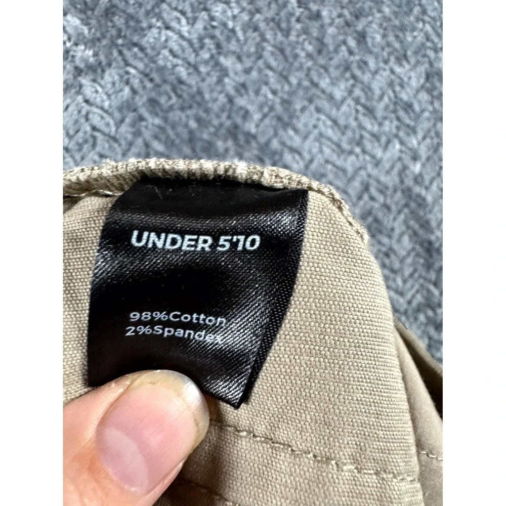 Under 510 Corduroy Pants Mens 28/26 Beige Cotton Stretch Straight Leg Pockets